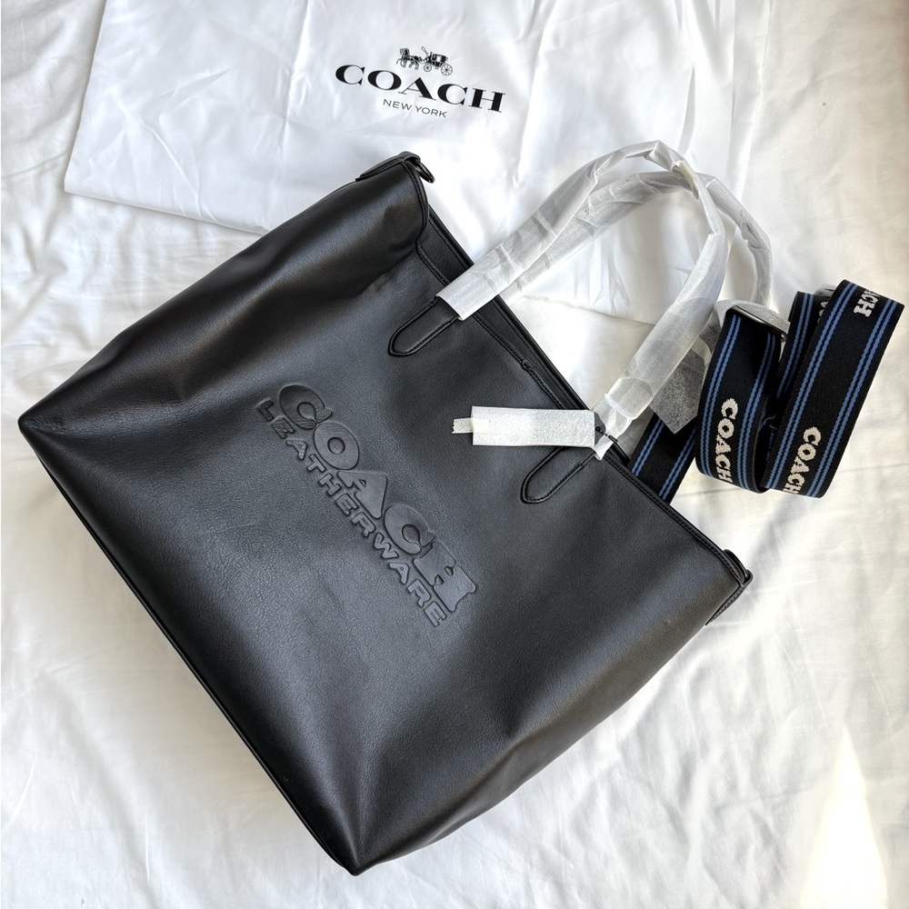 NWT Coach League Tote in Black - $300